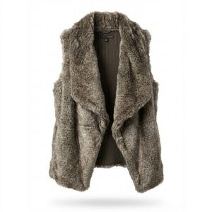 never worn - Maurices Sleeveless Faux Fur Sweater Vest - L